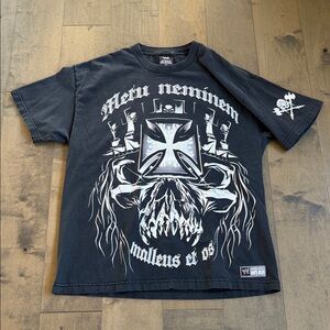 Vintage Triple H WWE Authentic Wear XL Y2K Graphic AOP